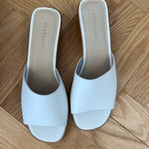 Everlane White Open-Toe Sandals "The City Sandal"